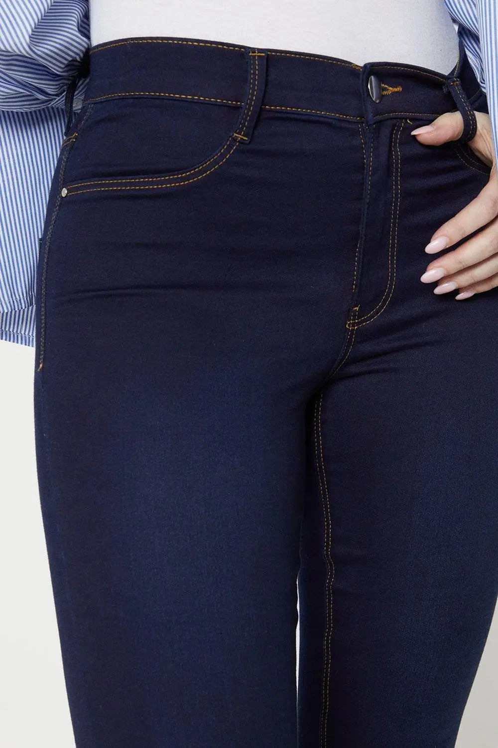 Indigo Skinny Ankle Grazer Jeans