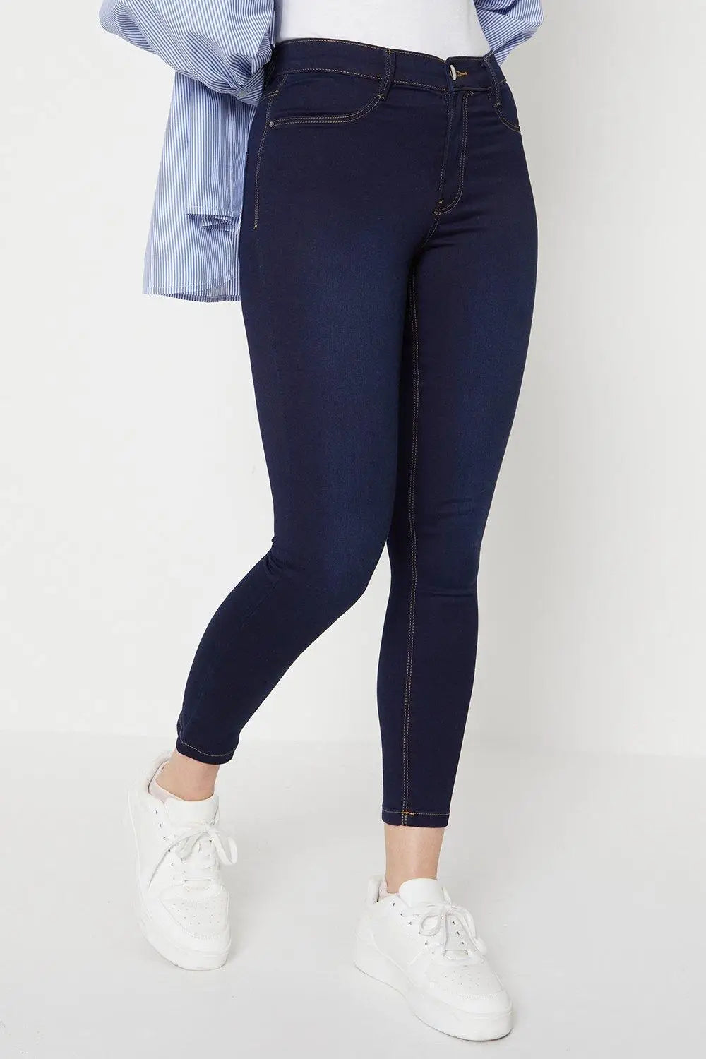 Indigo Skinny Ankle Grazer Jeans
