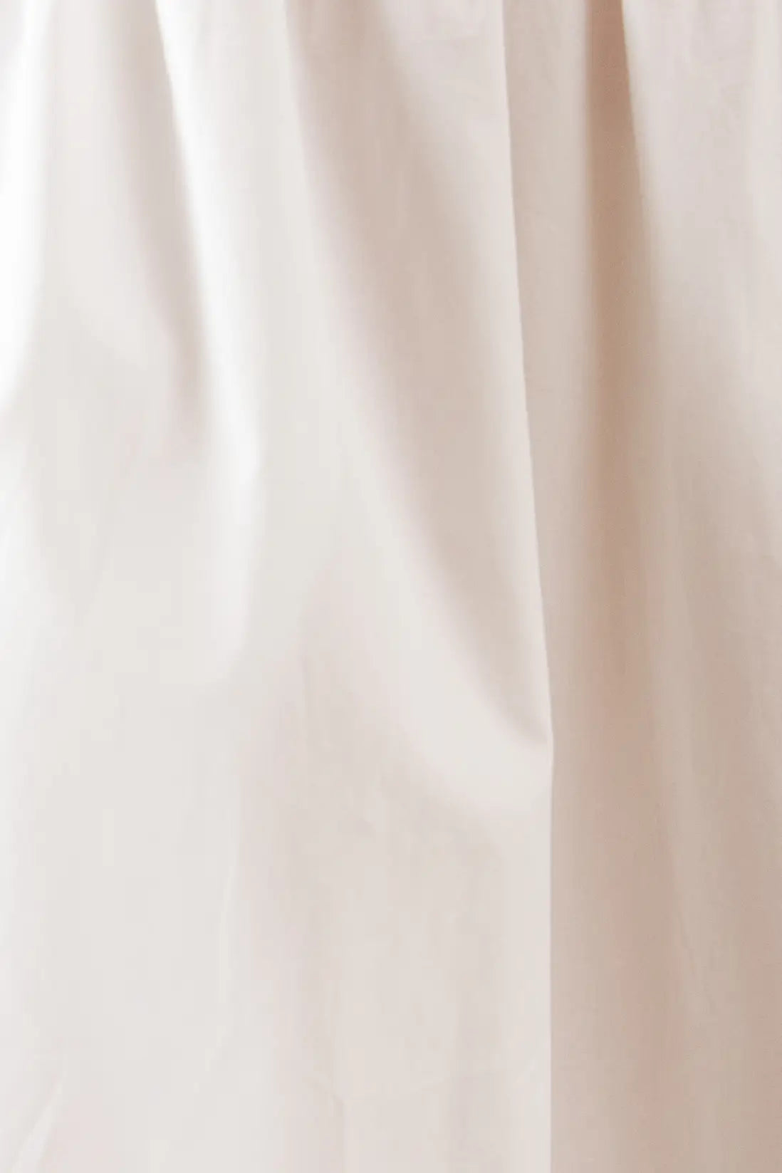 Cotton Frill Hem Midi Skirt