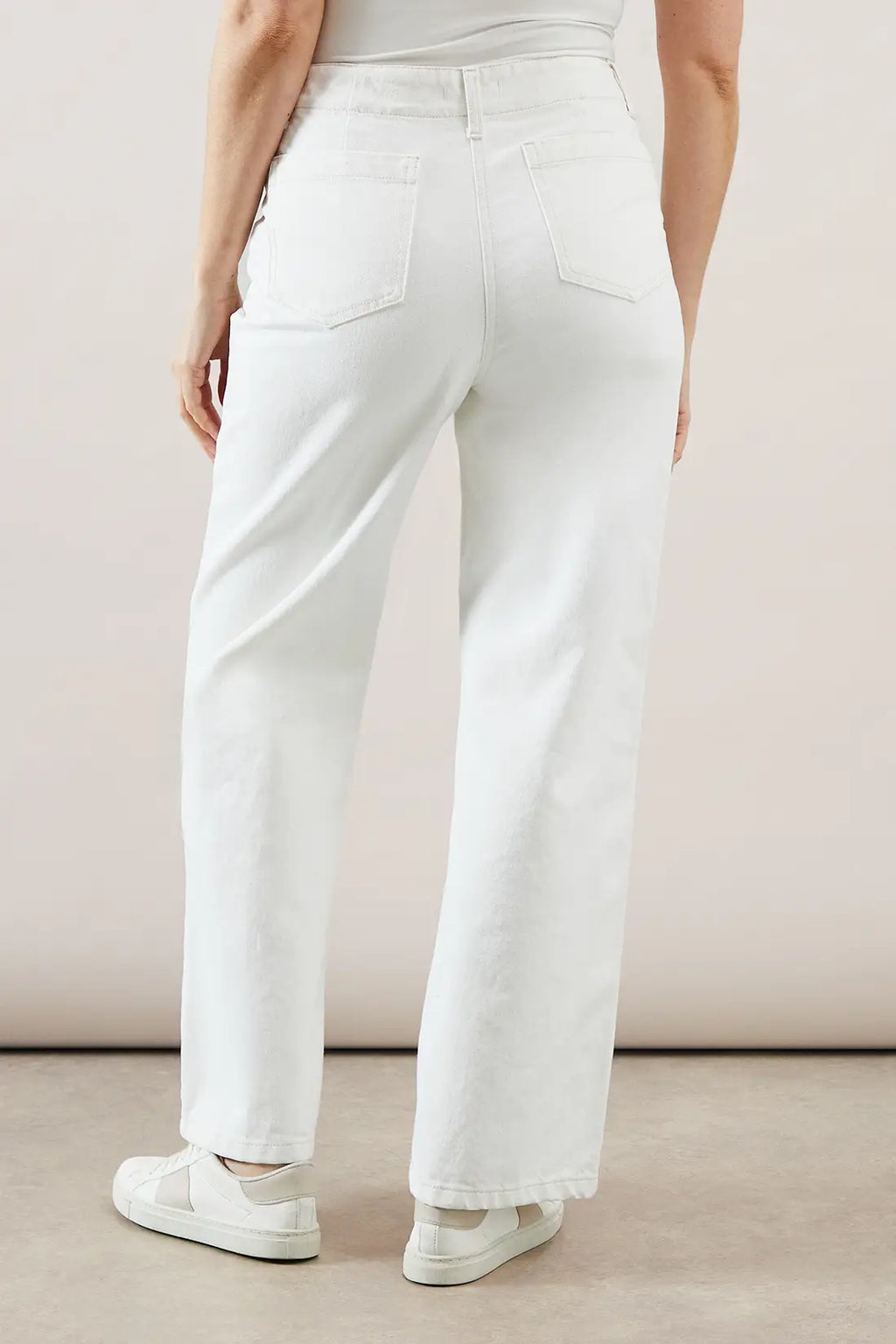 Denim Straight Leg Pocket Jeans