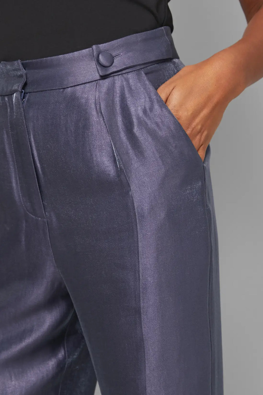 Pleat Front Kickflare Trouser