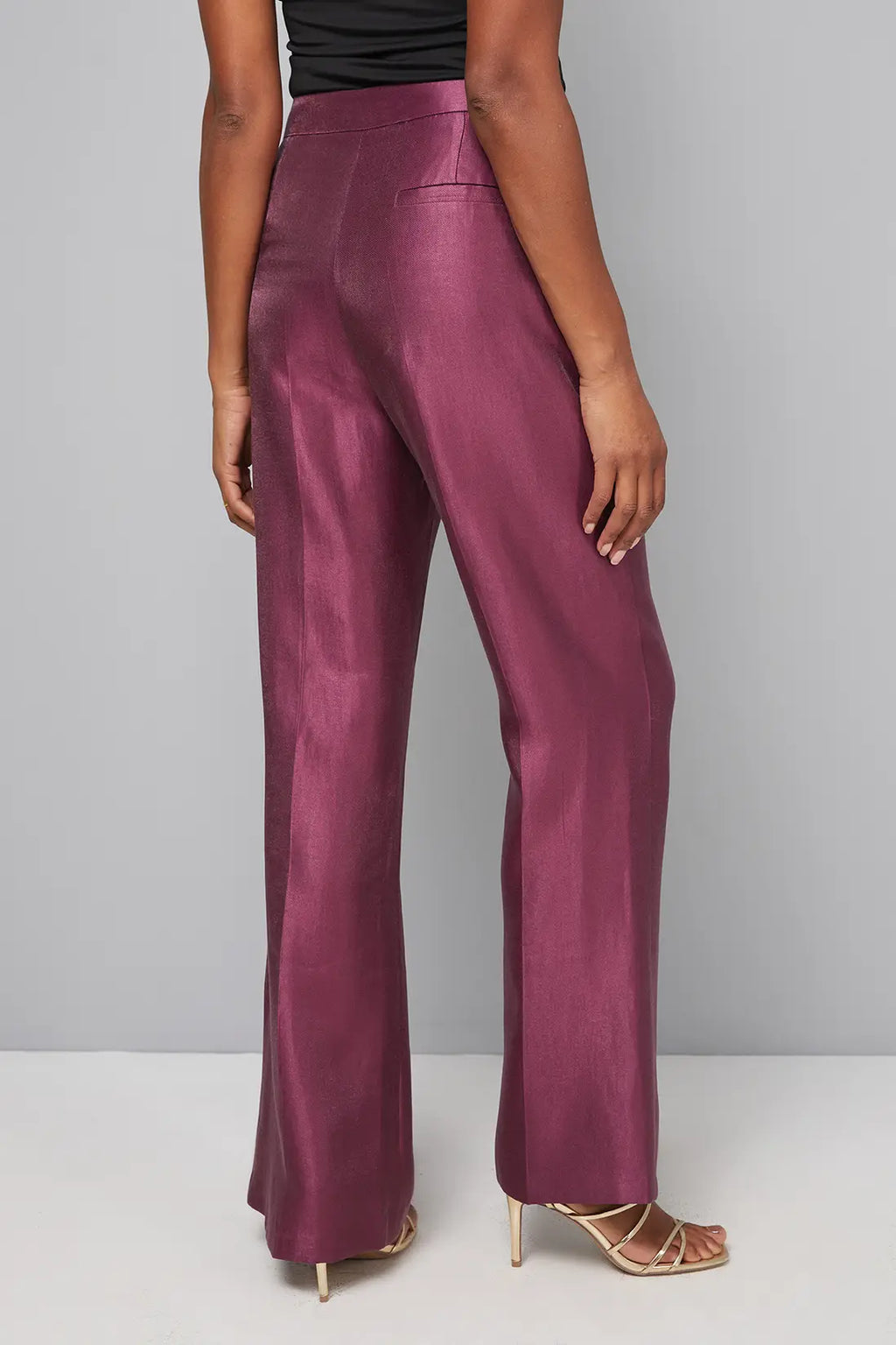 Pleat Front Kickflare Trouser