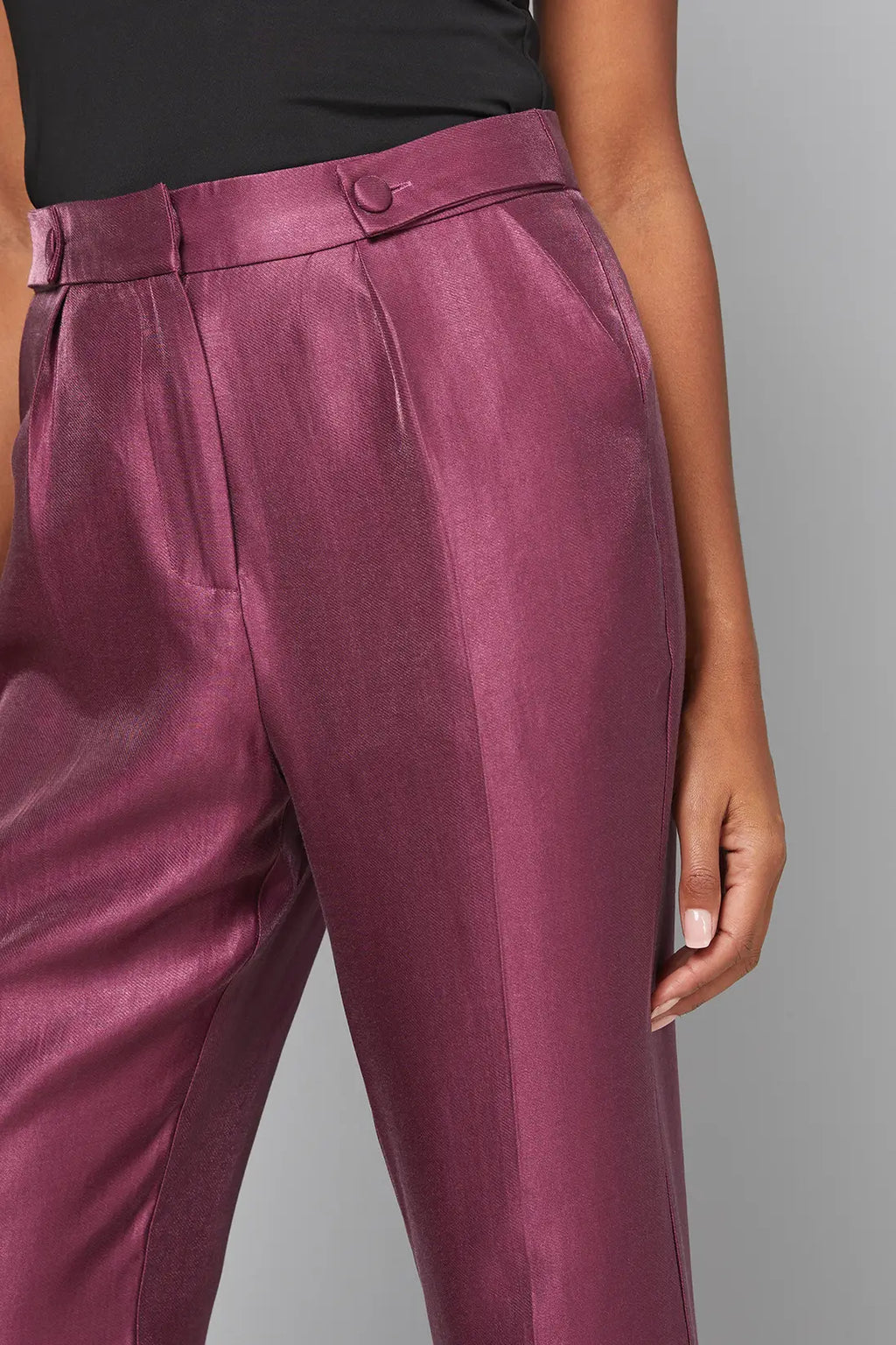Pleat Front Kickflare Trouser