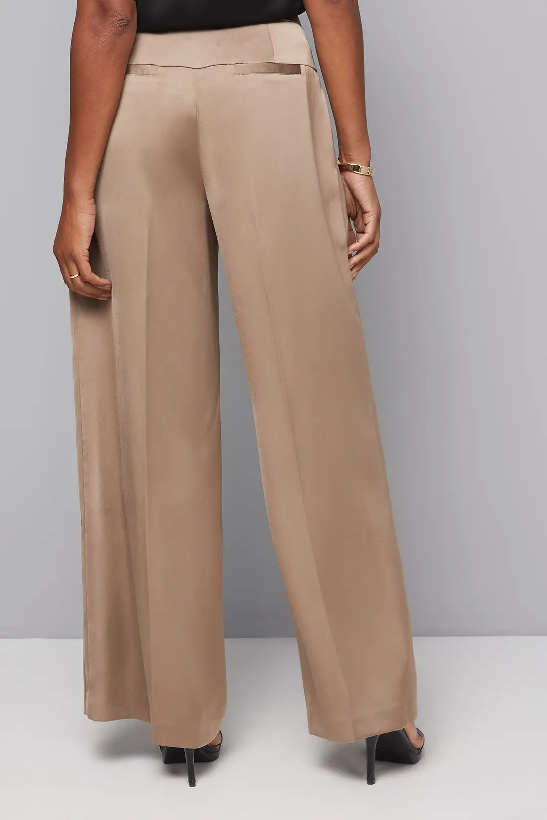 Forest Wide Leg Side Seam Detail Trouser