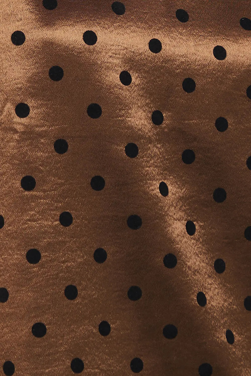 Satin Spot Bias Midi Skirt