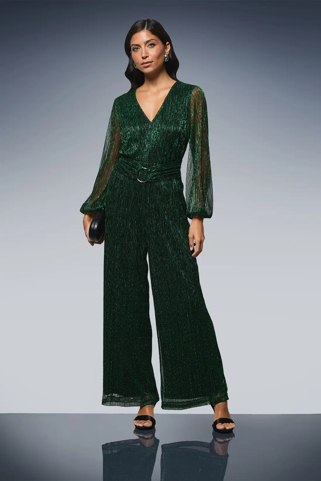 Occasion Plisse Ring Jumpsuit