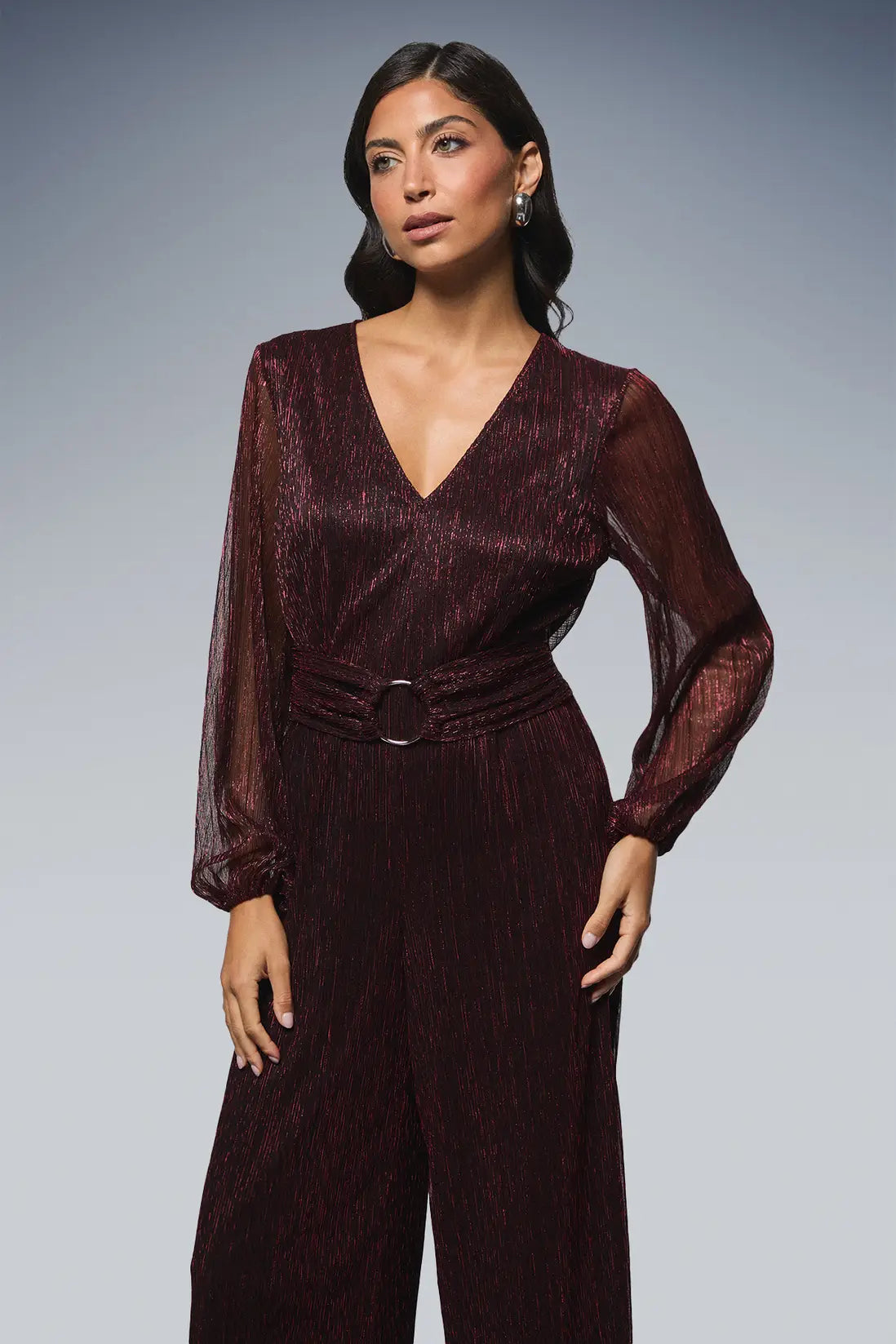 Occasion Plisse Ring Jumpsuit