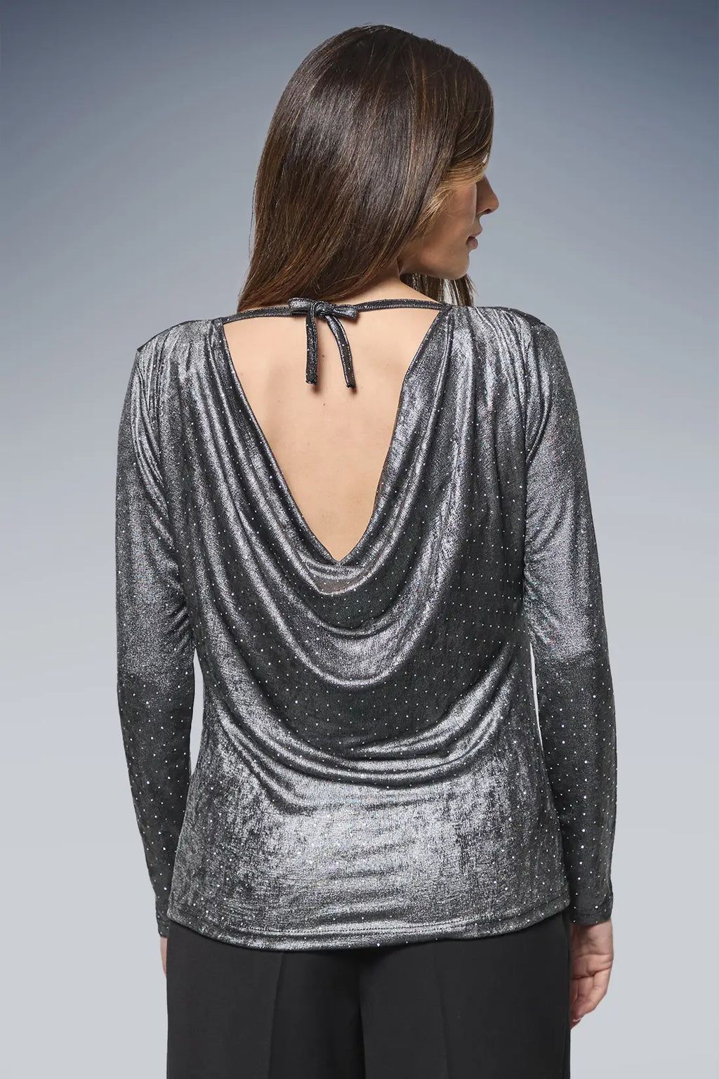 Hotfix Jersey Cowl Back Top