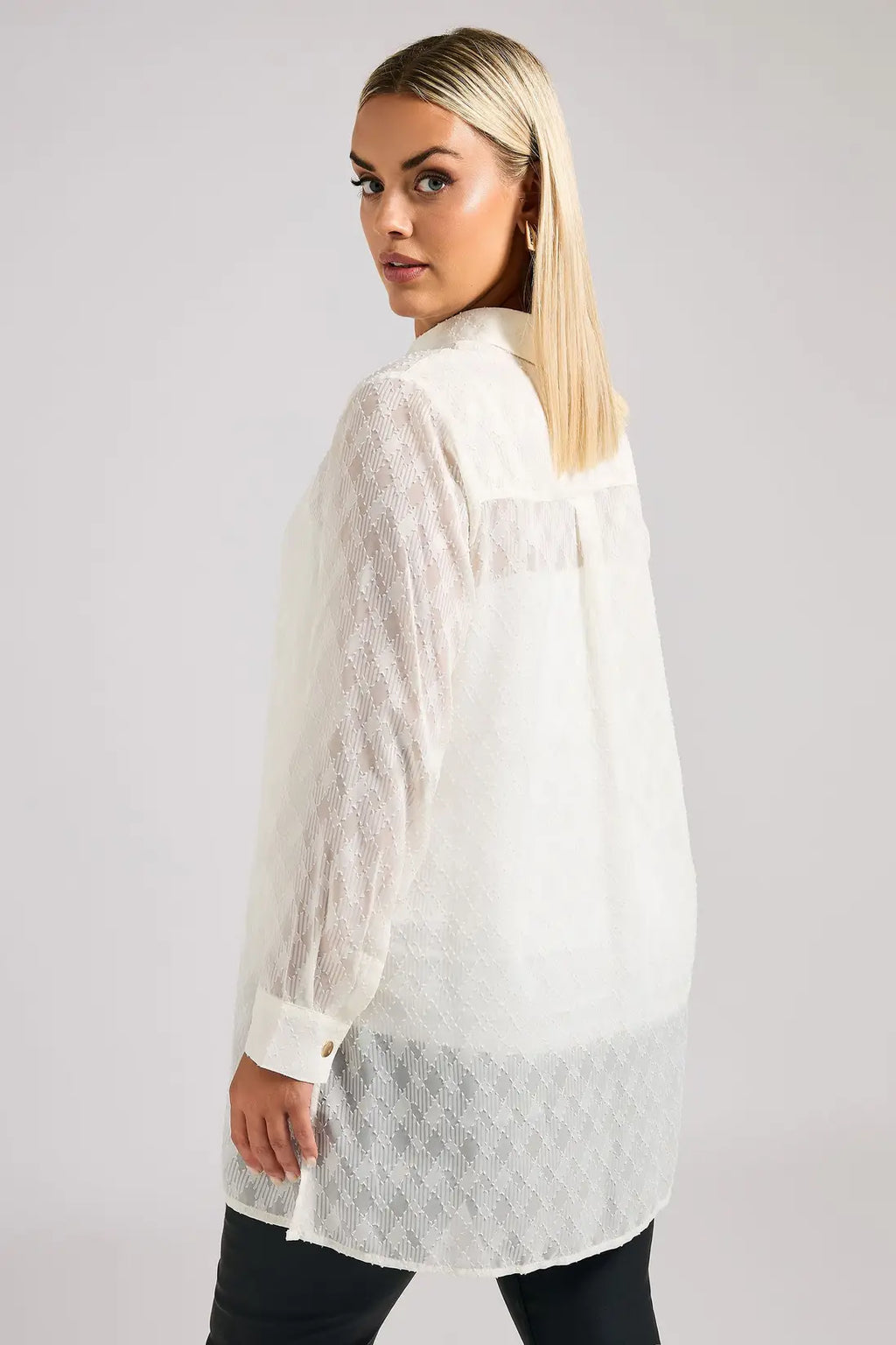 Textured Longline Shirt